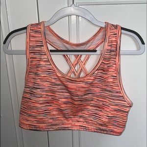 Coral Pink Sports Bra